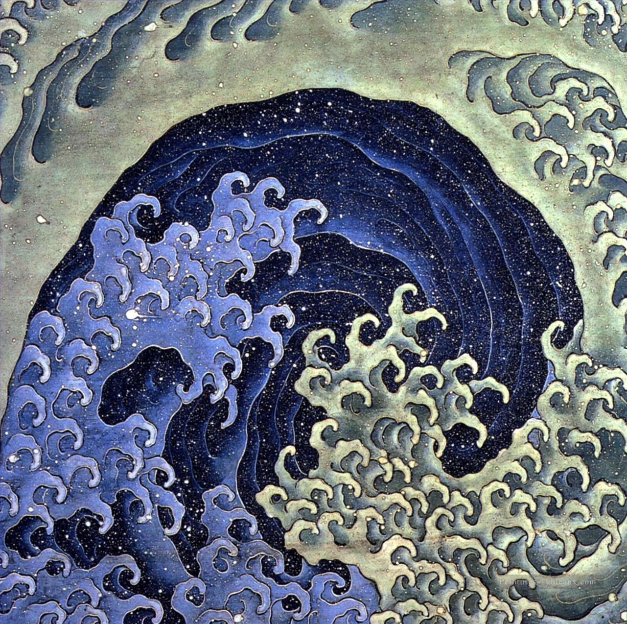 vague FEMENINE Katsushika Hokusai ukiyoe Peintures à l'huile